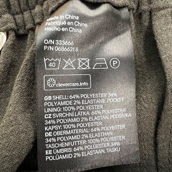 H&M Womens High Rise Pull On Straight Leg Ankle Dress Pants Green 10 Pockets - Picture 9 of 9